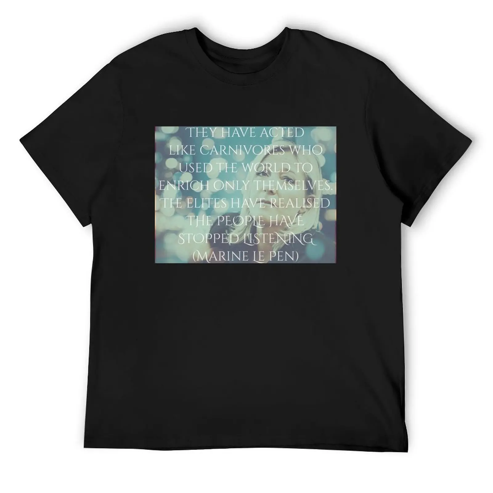 

Marine Le Pen on the EU T-Shirt croswit shirt man cute tops quick-drying clothes luxury clothes men