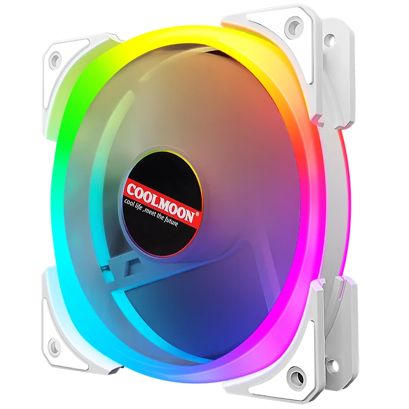 COOLMOON 120mm Case Fan Cooler 5V 3PIN A-RGB Fan Aura Synchronization Computer Cooler Cooling RGB Fans 120 mm RGB FAN ALL Series