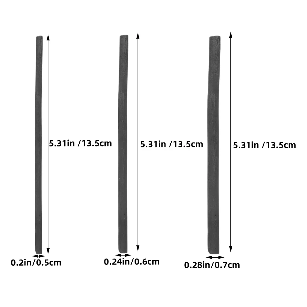 25 قطعة من أعواد الفحم الهاوي الفنان الفحم المضغوط للمراهقين والكبار رسم أقلام الرصاص أقلام الرصاص المهنية #4