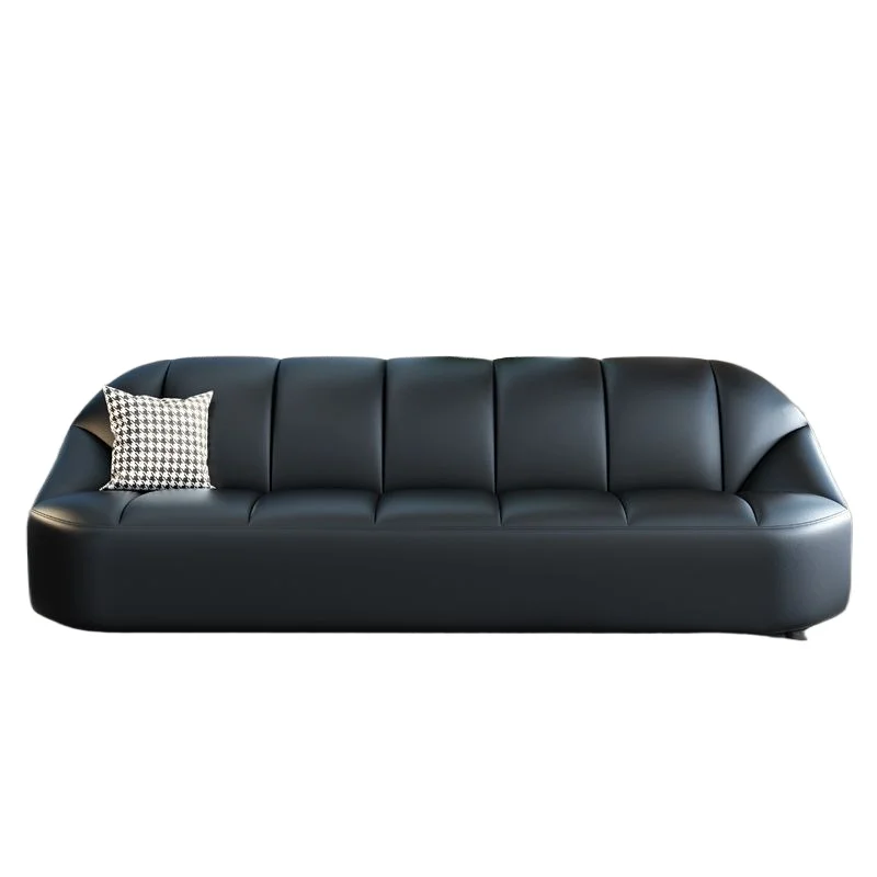 Three-person reception small simple clothing store sofa, sitting area coffee table combination