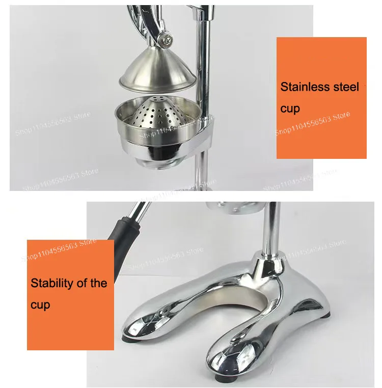 상업용 레몬, 라임, 오렌지 과일 수동 착즙기