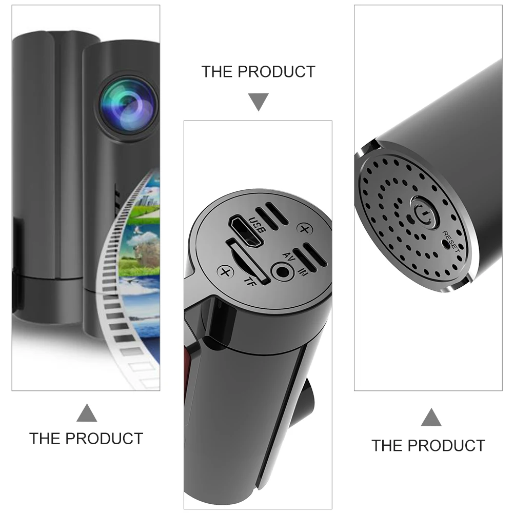 

Mini 1080P Dash Cam Wireless Night Lens Driving Recorder No Screen Unobstructed View Emergency Lock Parking