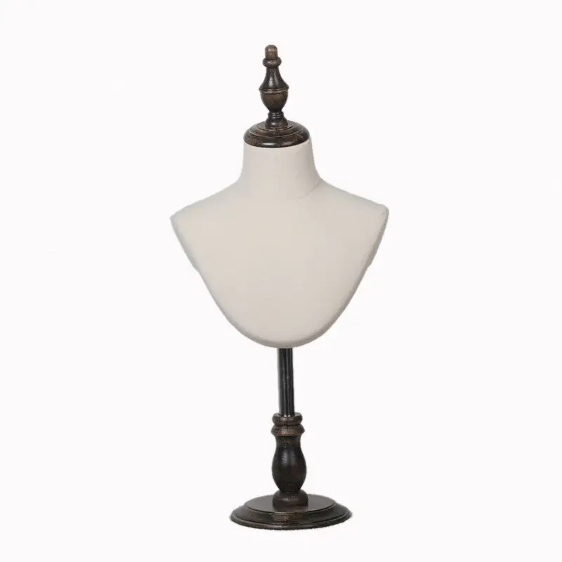 Display Stands Chest Model Rack Props can be inserted With Necklaces,Scarves,Room Decoration Accessory,Solid Wood Bases AT371