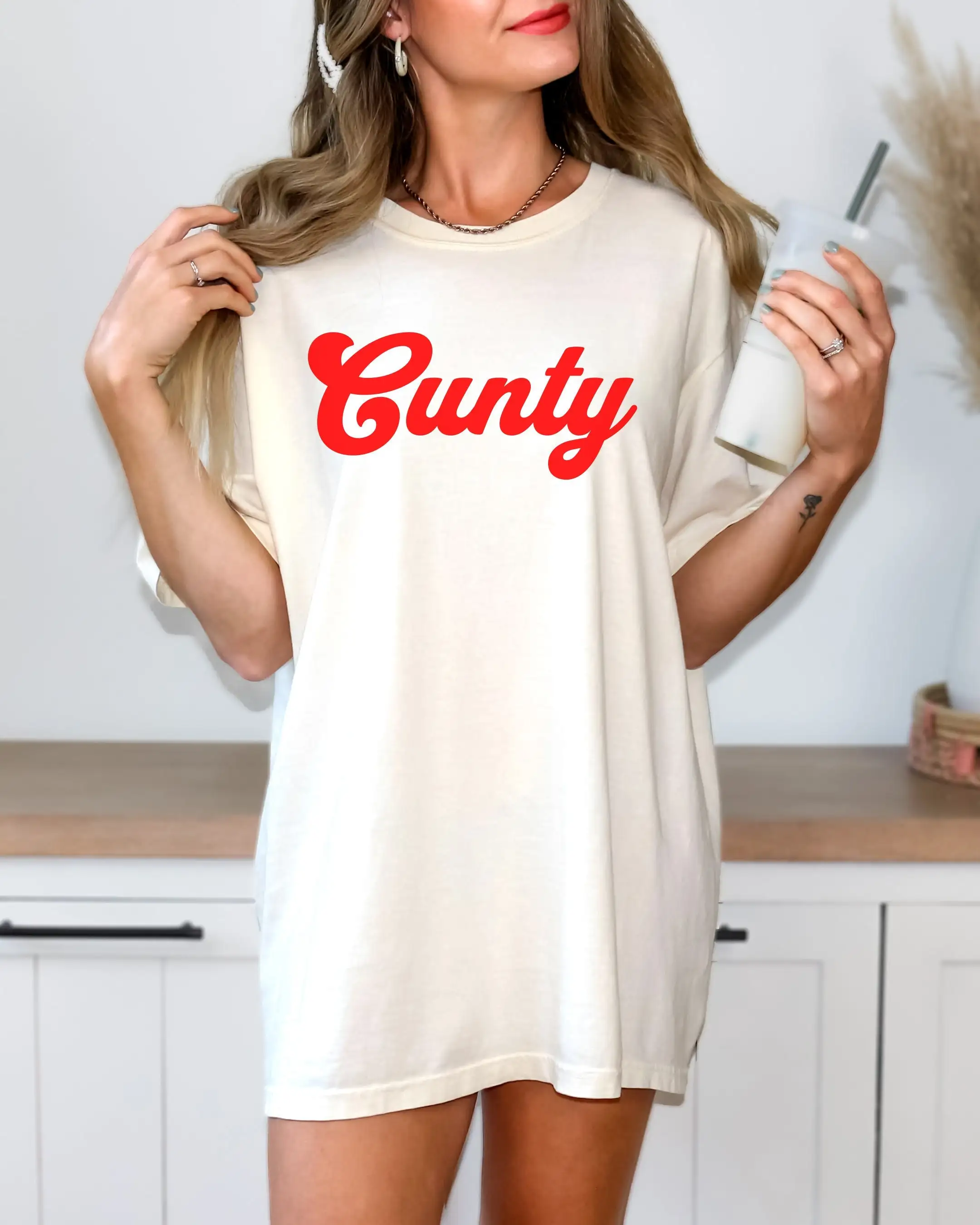 Cunty T shirt Bitchy sassy gift for her womens Funny graphic inappropriate adulT