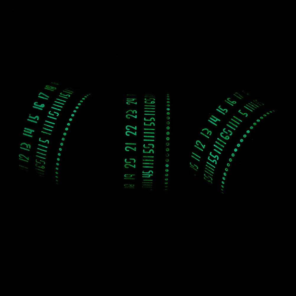 

Luminous Digital Rings Black Rotating Titanium Steel Arabic Number Mens Valentine Jewelry Fashion Accessories Popular
