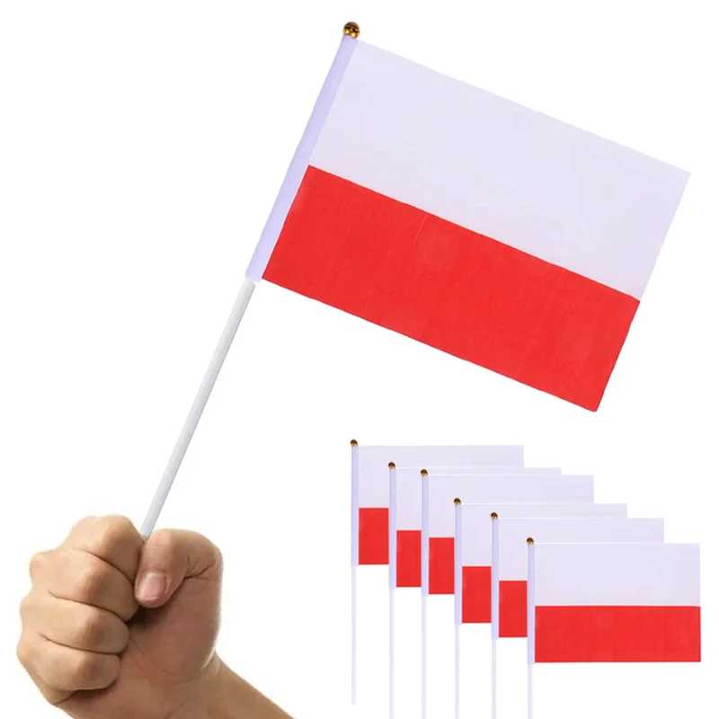 Polska Clines 4K Flags 12in 8LINES Poland Flags 14*21cm Polska linie FlagsIndoor Outdoor stabilne europe oscam flag