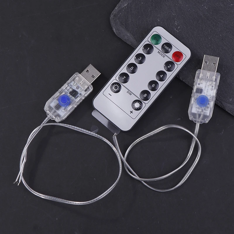 TU Christmas Home Party Lighting Decoration Equipment Led Light Remote 4.5V LED Strips Light Remote Controller USB Circuit Board