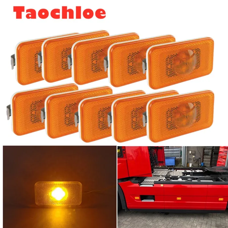 10Pcs 24V Truck LED Side Marker Lights Truck Side Lights Turn Signals for Renault Trucks Volvo Trucks FM FH light 20789440