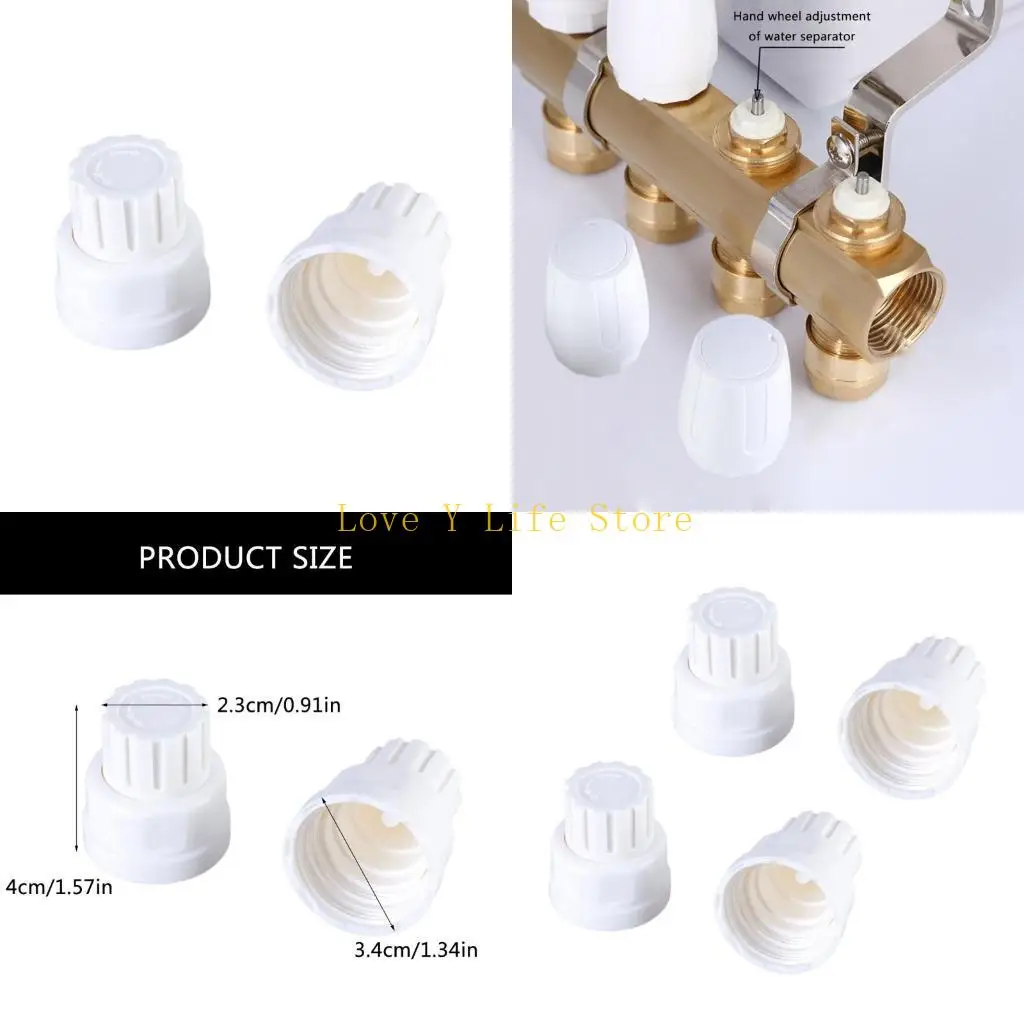 L74C 4pcs Valvole Radiatore Copertura Riscaldamento Distributore Acqua Interruttori della porta