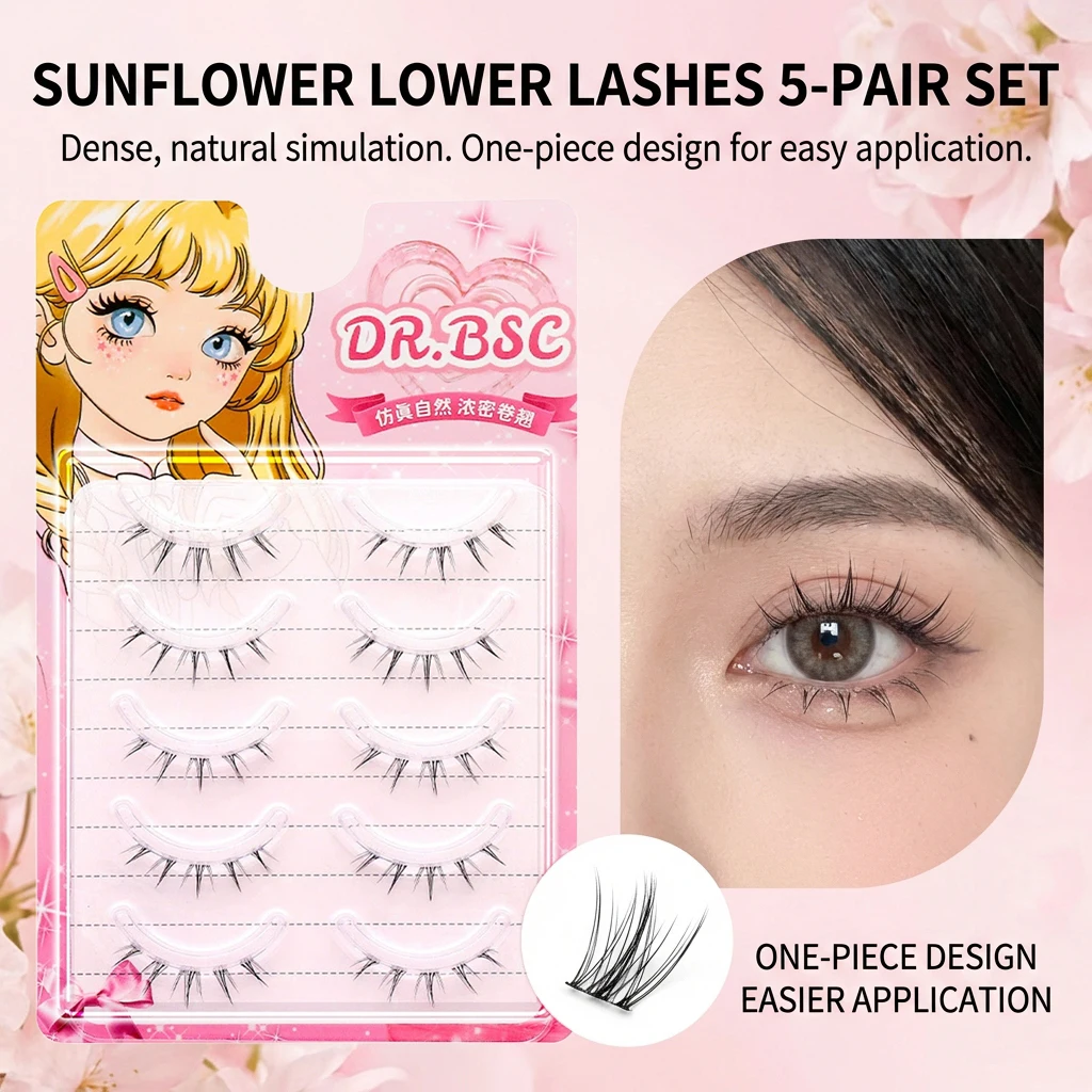 Sztuczne dolne rzęsy z motywem – Eyelash Extension Human Hair recenzja i cena