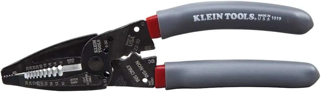 

Wire Stripper Crimper Cutter Tool, Strips 10-26 AWG Solid & 12-28 AWG Stranded Wire, Crimps Terminals & Connectors, Precision
