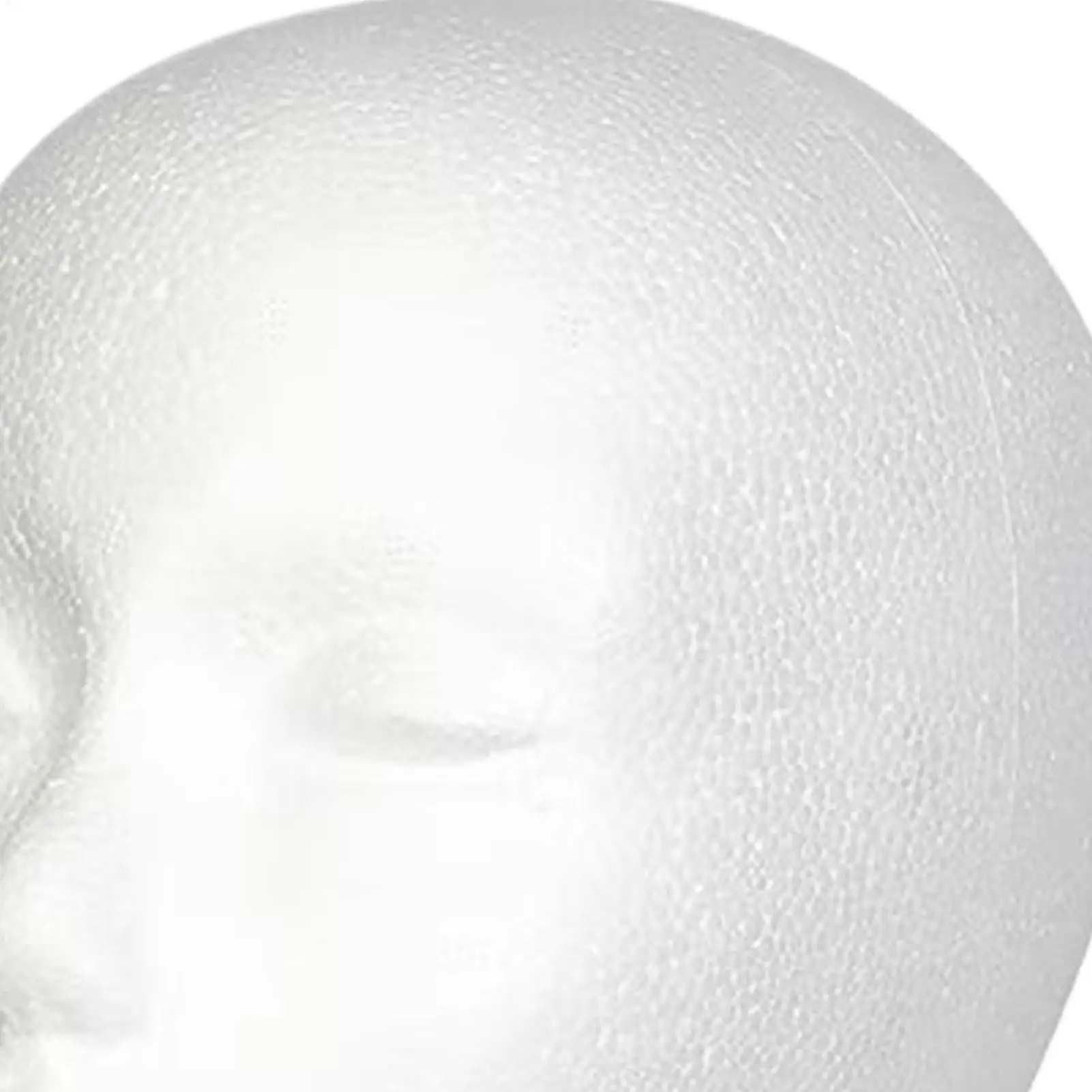Female Styrofoam Mannequin Manikin Head Model Foam Wig Hair Lightweight Manikin Head Wig Display Stand for Scarves Jewelry Hats