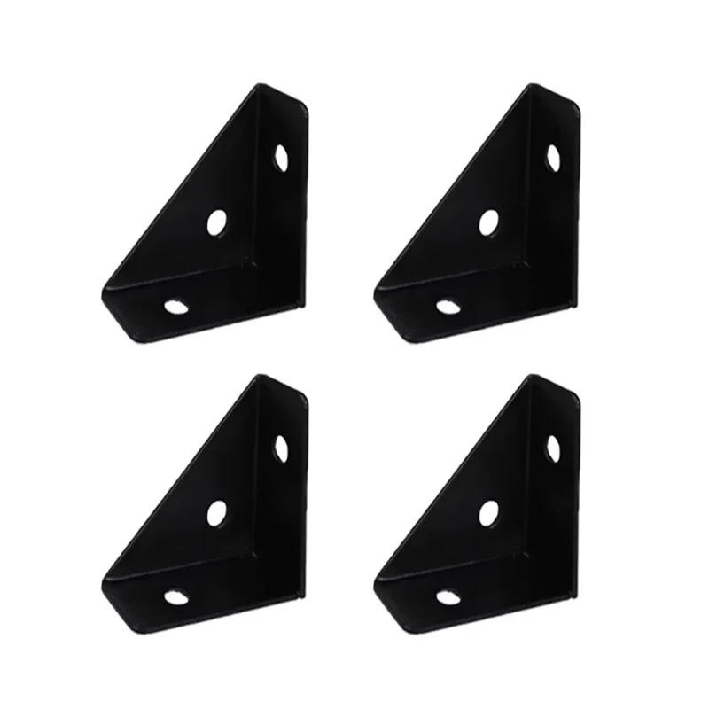 90° Right Angle Furniture Support Bracket Durable Reinforcement with Included Screws for Stabilization And Durability