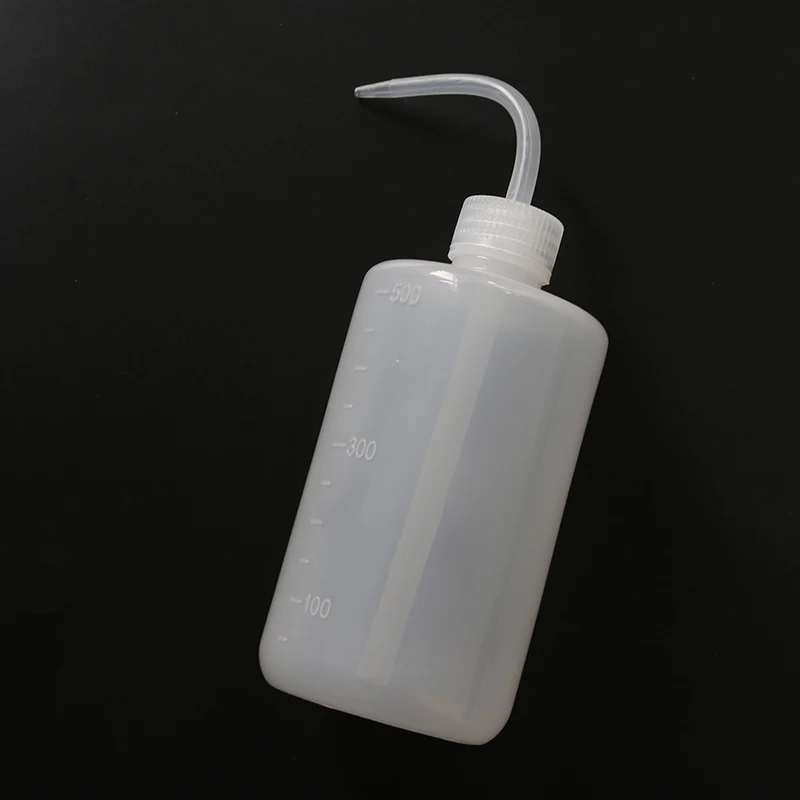 150/250/500ML Capacity Tattoo Cleaning Transparent White Plastic Green Soap Squeeze Bottle Laboratory Equipment Measuring Bottle