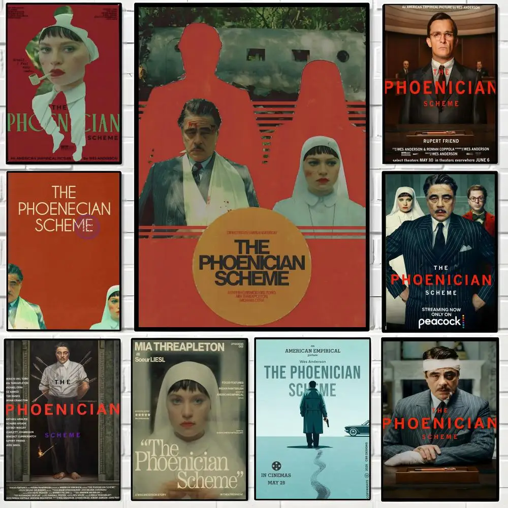 T-The Phoenician Scheme Poster High-quality vintage prints & posters for home, bar, cafe, aesthetic wall art.