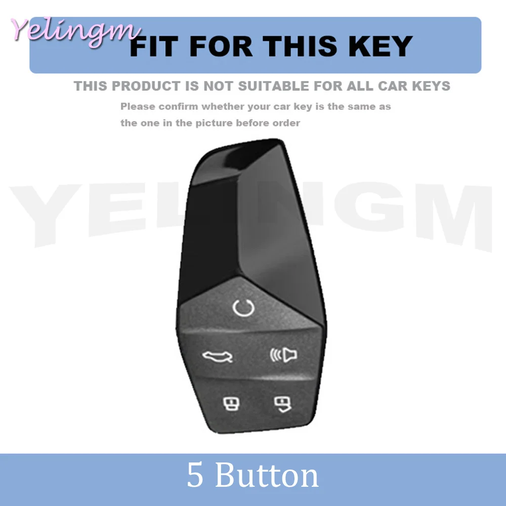 Car Smart Remote Key Case Cover Silver Edge TPU Shell Fob Bag For MG ONE 2022 2023 2024 Entry Keyless Protector Accessories