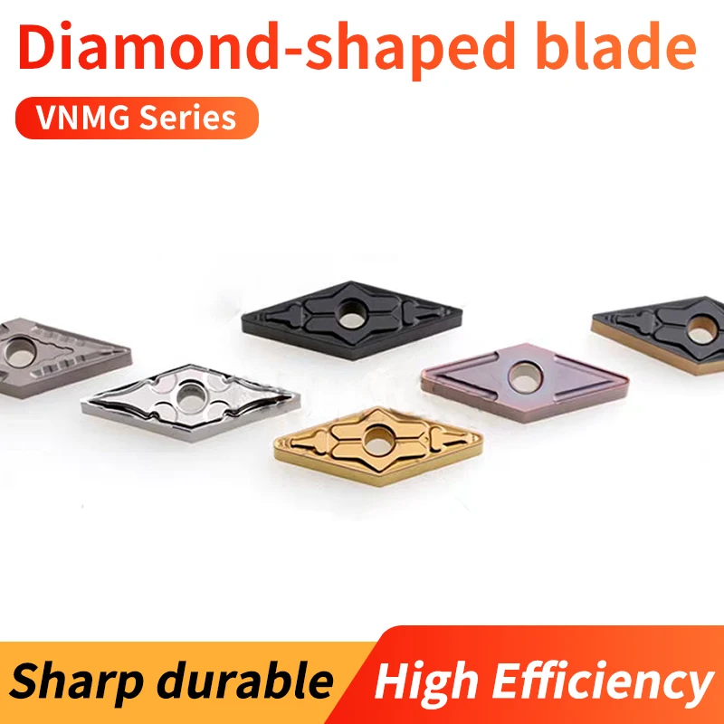 

Внешнее круговое токарное лезвие VOKET CNC VNMG160404/08/12-TM LF6018 ромбовидное лезвие