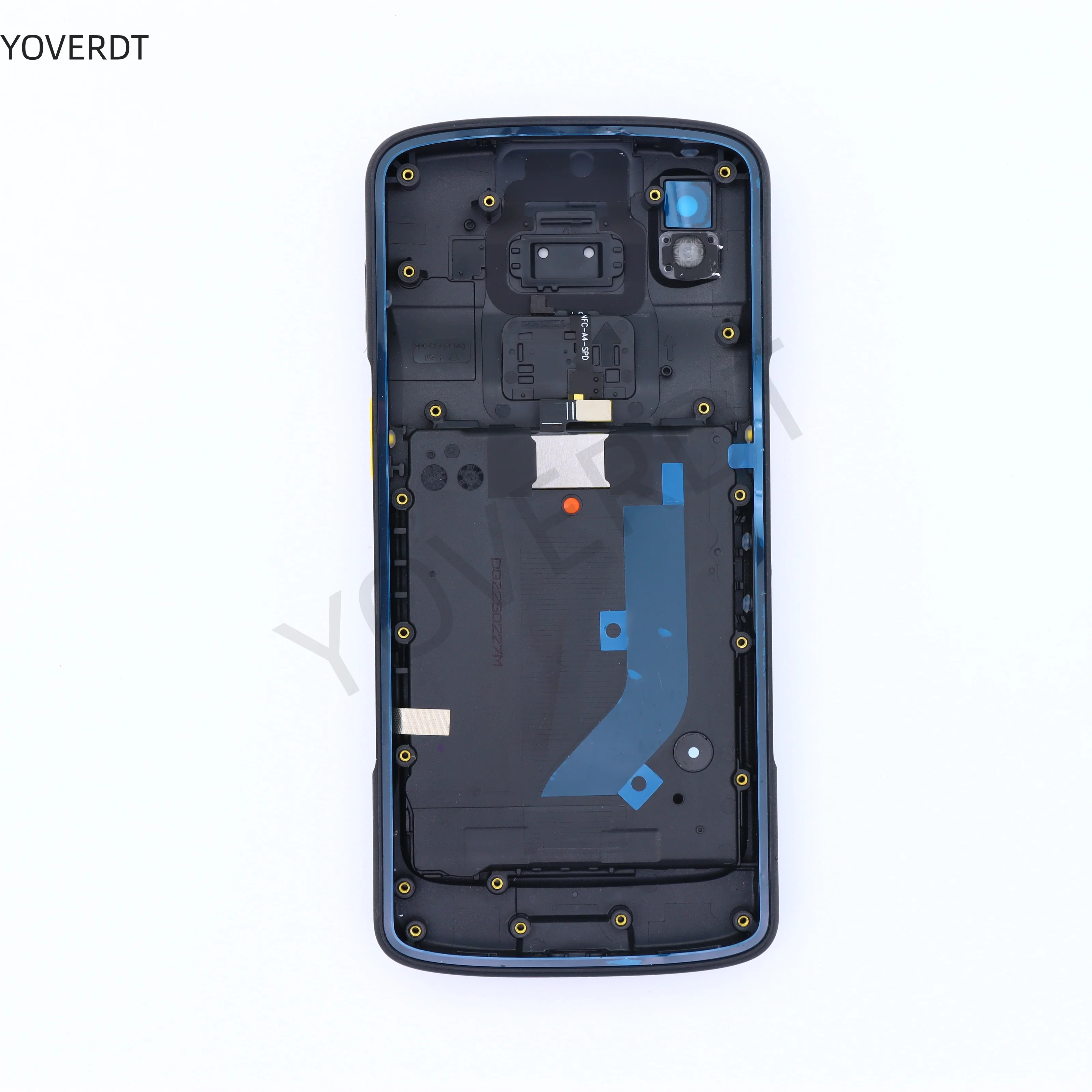 

Задняя крышка корпуса (2 контакта) со встроенным модулем для Zebra TC22 TC27, черный цвет, включая линзу сканера и кнопки.