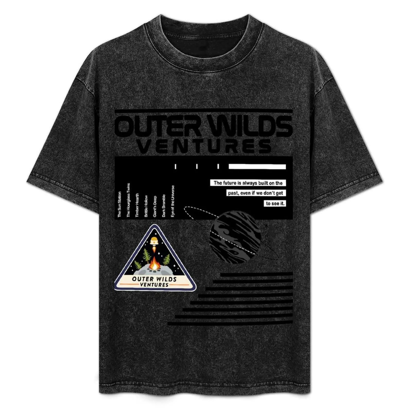 

NASA-Inspired Outer Wilds Ventures T-Shirt football t shirt gifts for boyfriend topping t shirt for men