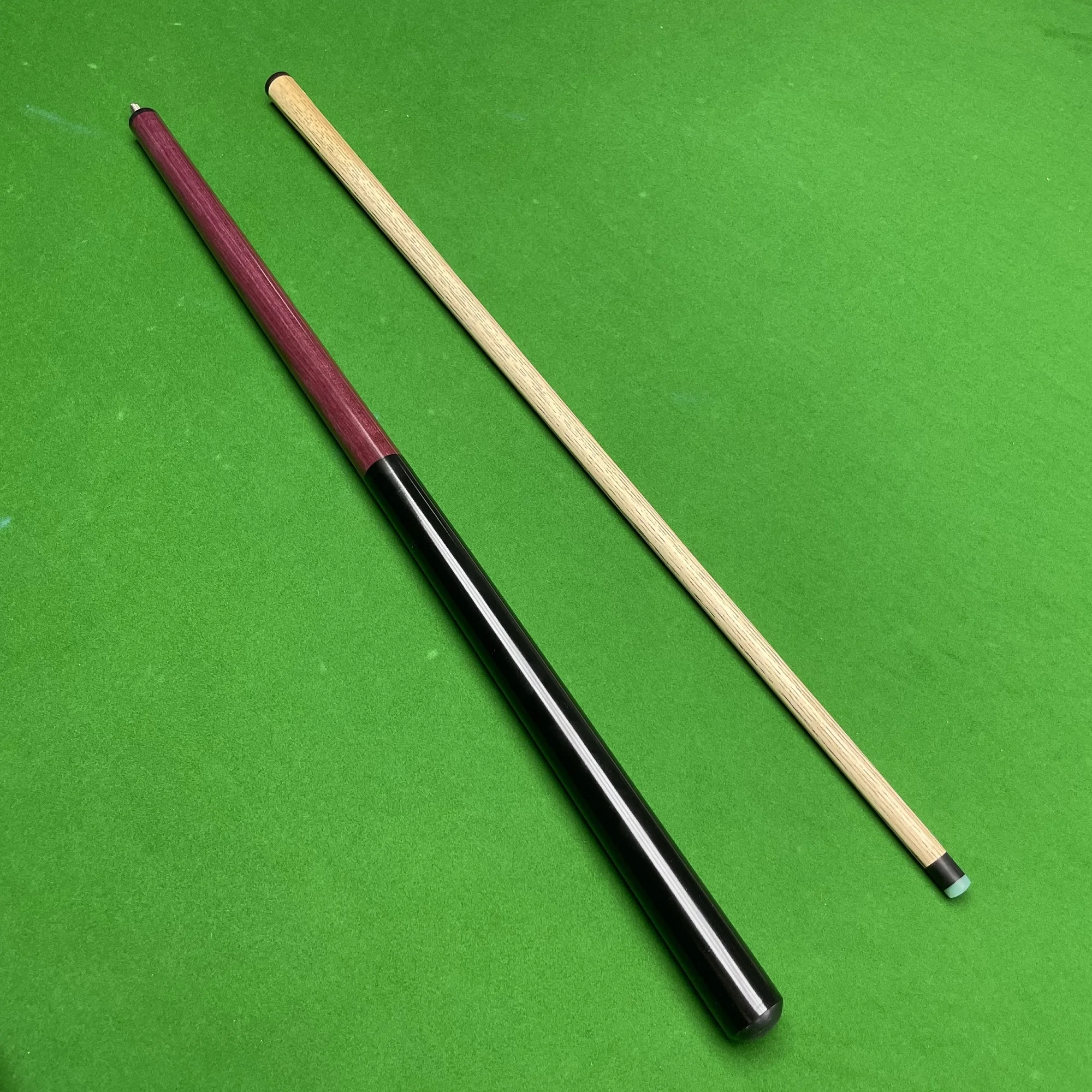 

High-quality white ash wood 13mm combined shaft and head billiard cue