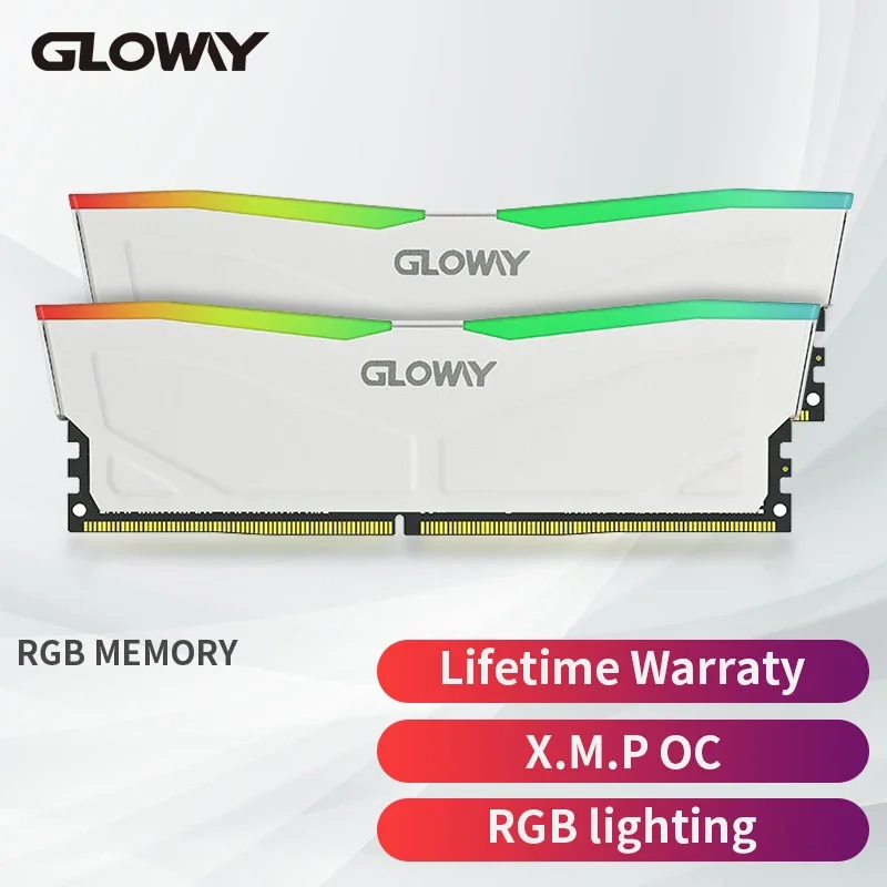 

Memoria RAM DDR4 3200mhz RGB (8GBX2) 3600mhz (16GBX2) 32GB Desktop Warranty Lifetime