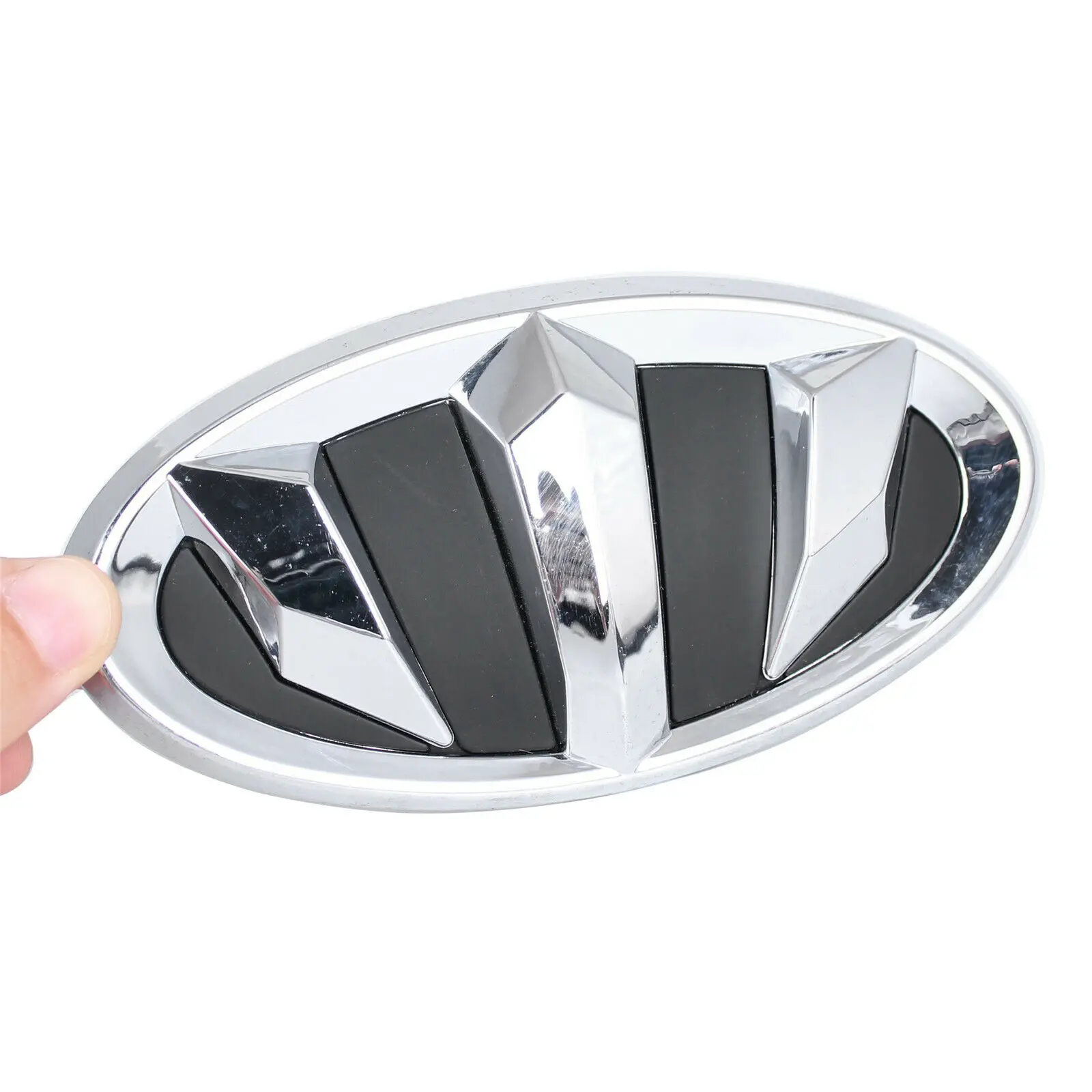 

Car Steering Wheel Chrome Black Brenthon Emblem Sticker Badge for K5 Sonata