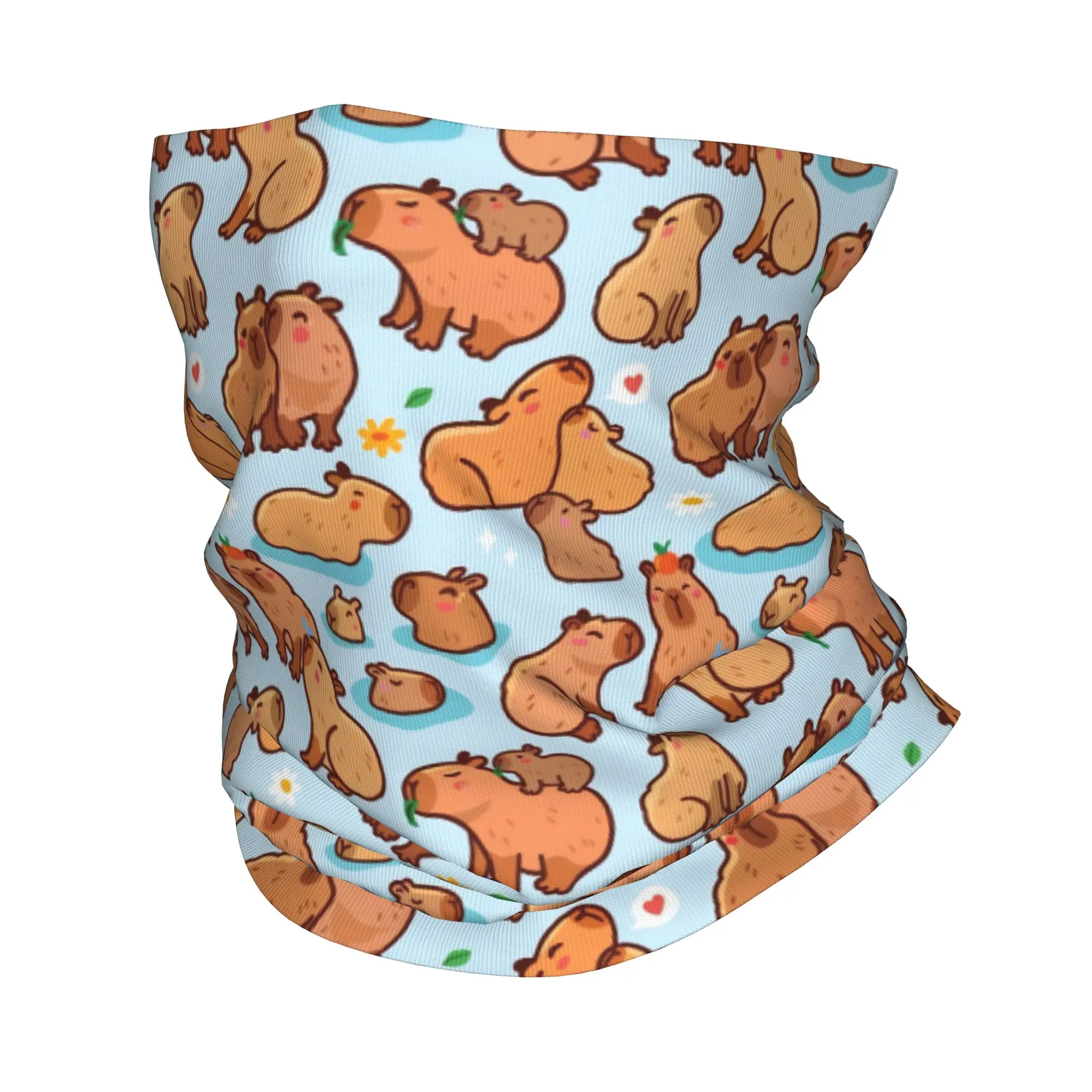 

Многофункциональный шарф-балаклава с принтом милой капибары, унисекс, для взрослых, ветрозащитный, для активного отдыха