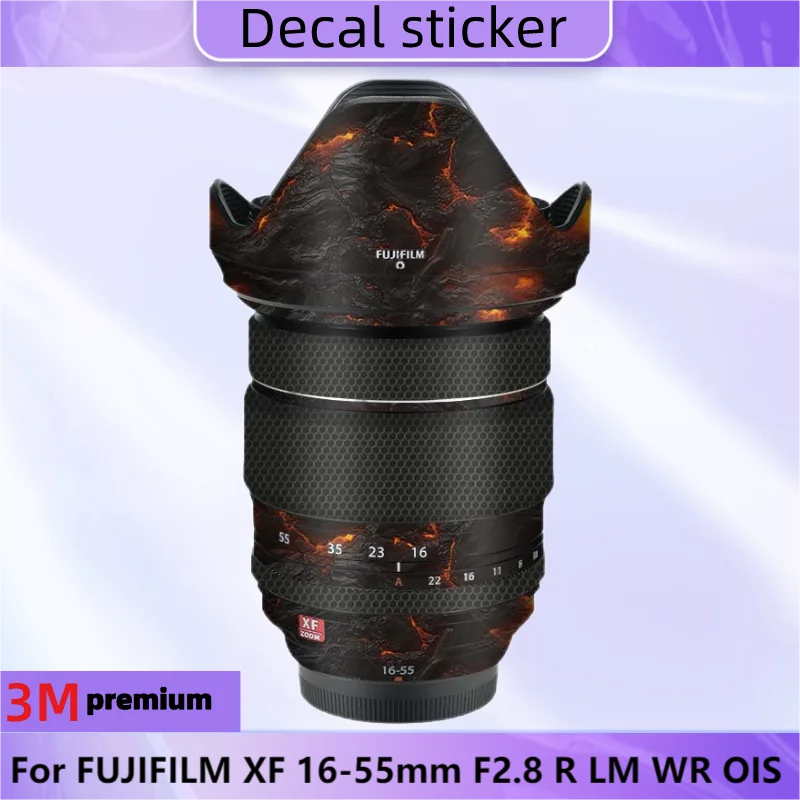 

For FUJIFILM XF 16-55mm F2.8 R LM WR OIS Lens Sticker Protective Decal Film Anti-Scratch Protector Skin XF16-55 F/2.8R