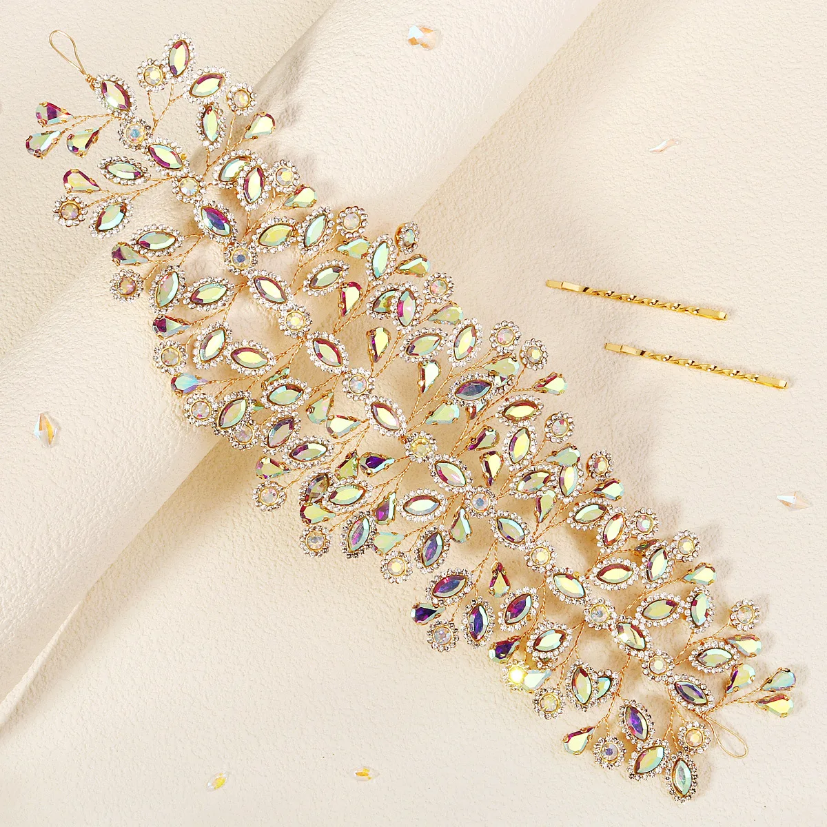 جديد حجر الراين غطاء الرأس العروس الزفاف صور الشعر ارتداء الفاخرة الصناعة الثقيلة مبالغ فيها اليدوية عقال