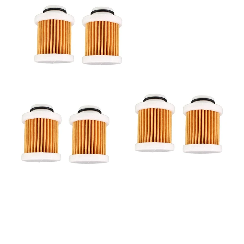 6PCS 6D8-WS24A-00 Fuel Filter For Yamaha F50-F115 Outboard Engine 40-115Hp 30HP-115HP 4-Stroke Filter 6D8-24563-00-00