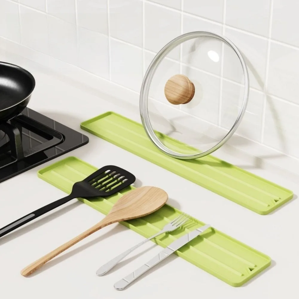 Protezione da banco Tappetino portaoggetti con coperchio per pentola da appoggio Tappetini antispruzzo Tappetino per lavello da cucina antiscivolo Tappetino scolapiatti per rubinetto multifunzione