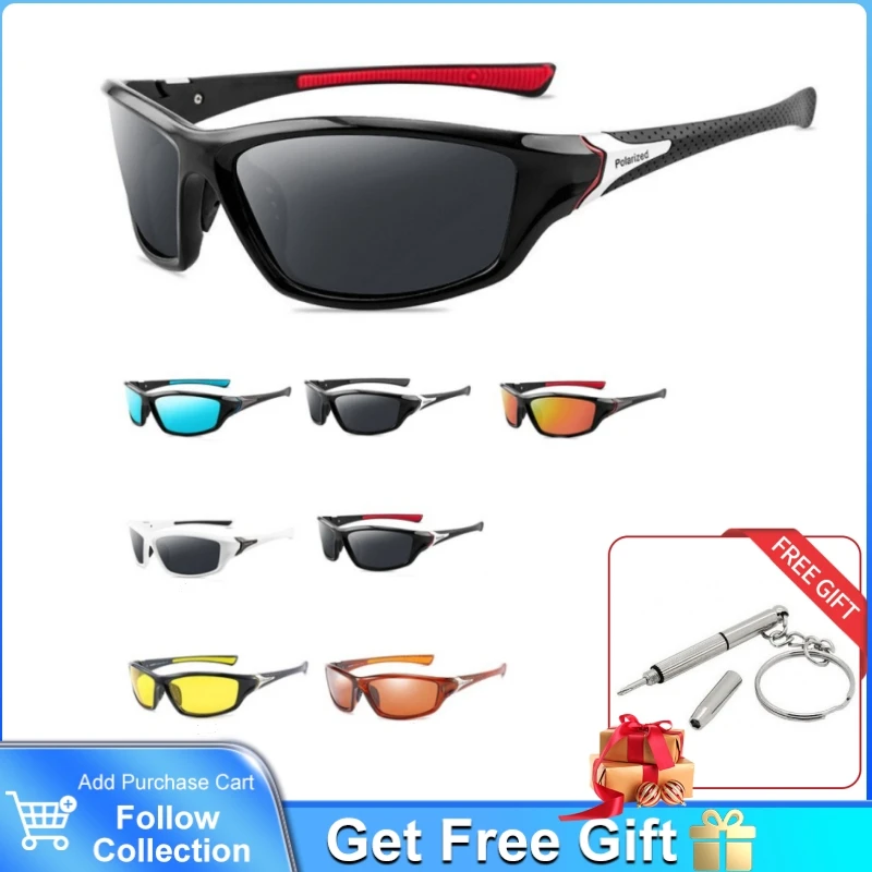 Sunglasses For Men Polarized High Quality Driving Shades Cycling Sunglasses For Bicycle Outdoor Fishing Hiking Cycling Glasses