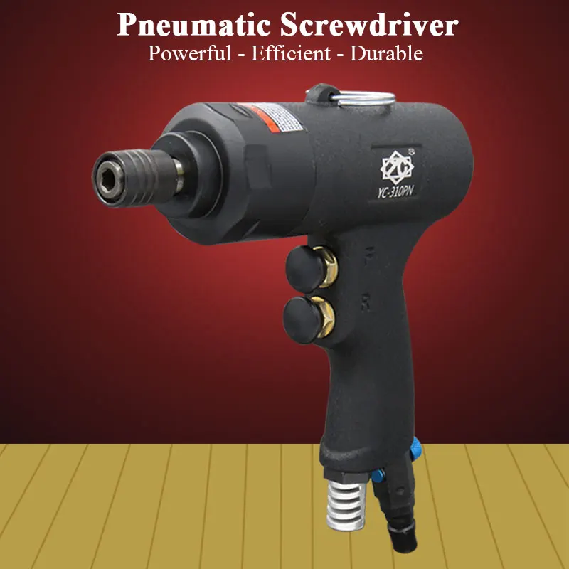YC Air Screwdriver 1/4  Inch Pneumatic Screw Driver Air Tools for Furniture Installation Appliance Maintenance