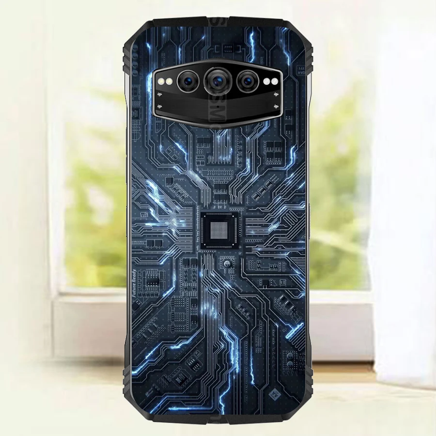 Animal Colorful Case for Doogee S100 Case Black Silicone TPU Cover for Doogee S100 Pro