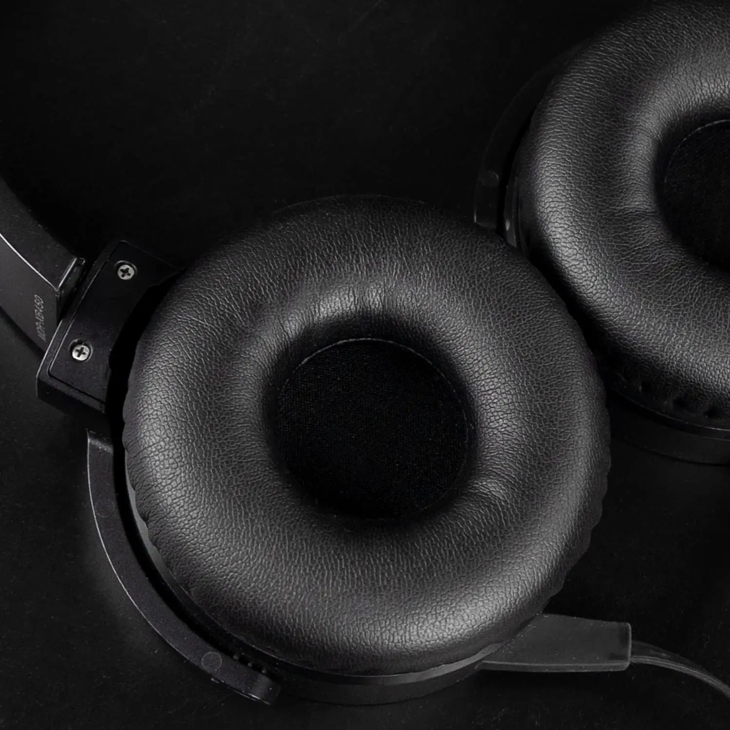 Substituição de almofadas de couro proteico MDR-XB450 para fones de ouvido Sony MDR-XB450/XB450AP/XB550, almofadas de ouvido com alta densidade