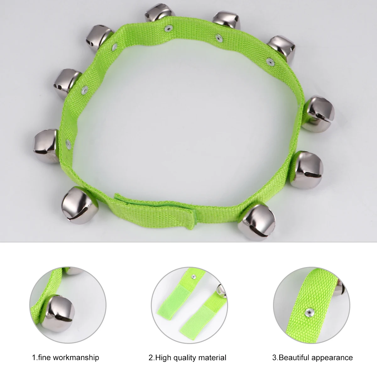 

Dance Waist Bell Kids Toys Baby Ringing Wrist Music Jingle Hand Bells for Musical Instruments Little Child