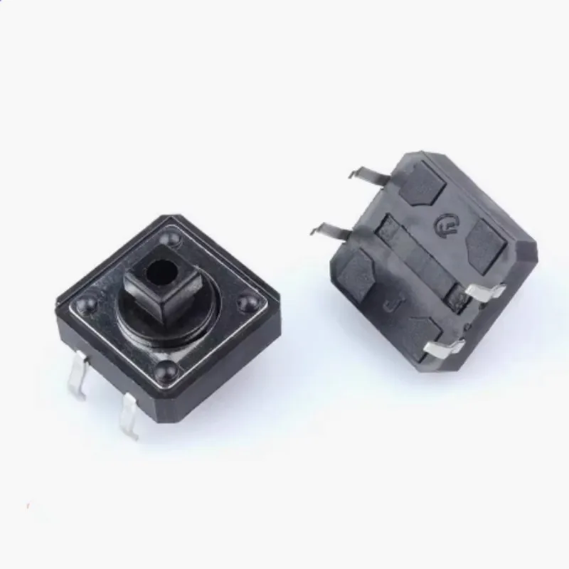 50pcs 12x12x7.3mm Tactile Switch Square Push Button Tact Switch 12*12*7.3mm Micro Switch B3FF-4055 12*12*7.3mm