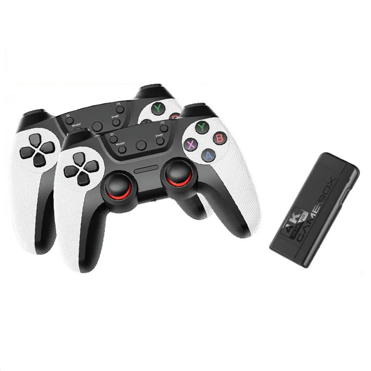 

T06C-K9 4K Game Stick TV Video Game Console 64G 15000+Games 2.4G Wireless Controller Dual Player for PS1,GB,GBA Simulator