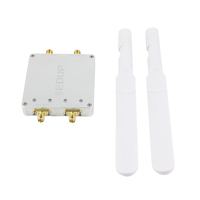 WiFi Amplifier 4W Dual Band Signal Booster 2.4Ghz 5.8Ghz Long Range Wifi Signal Extender Dual Antenna Drone Power Amplifi