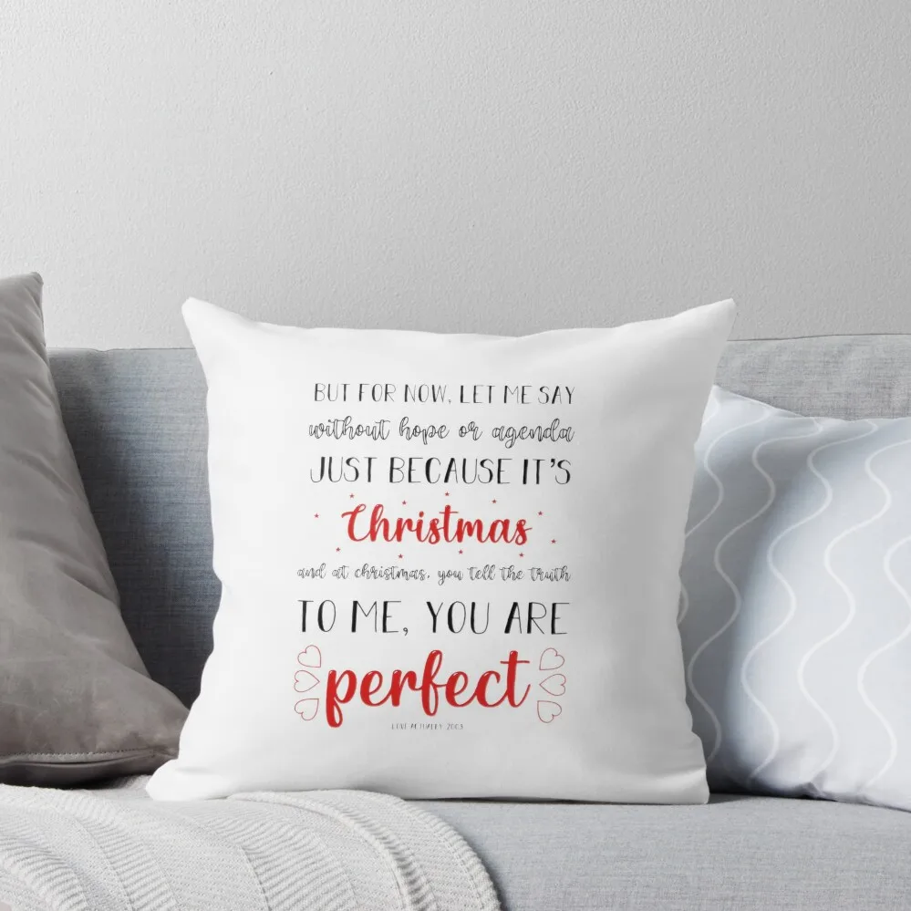 

To Me, You Are Perfect Throw Pillow Pillow Covers Decorative Luxury Pillow Case Sofa Cushion Cusions Cover