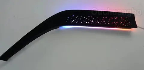 Ouchuangbo 캠리 Xv70 8 2018-2023 백라이트, 다이내믹 스트리머, 레이저 조각 분위기 분위기 램프, 256 색상