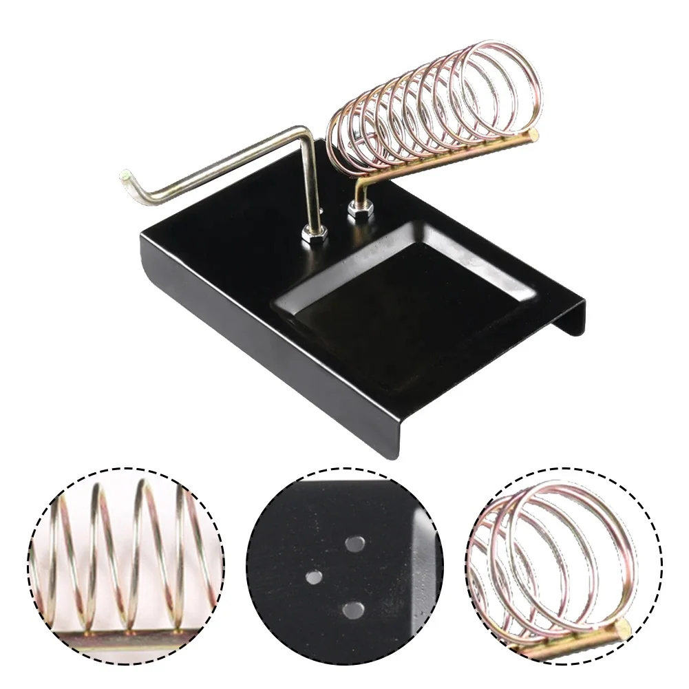 Multifunctional Soldering Iron Stand Metal Soldering Pen Holder Hanging Tin Wire Metal Soldering Pen Holder Welding Tools Part