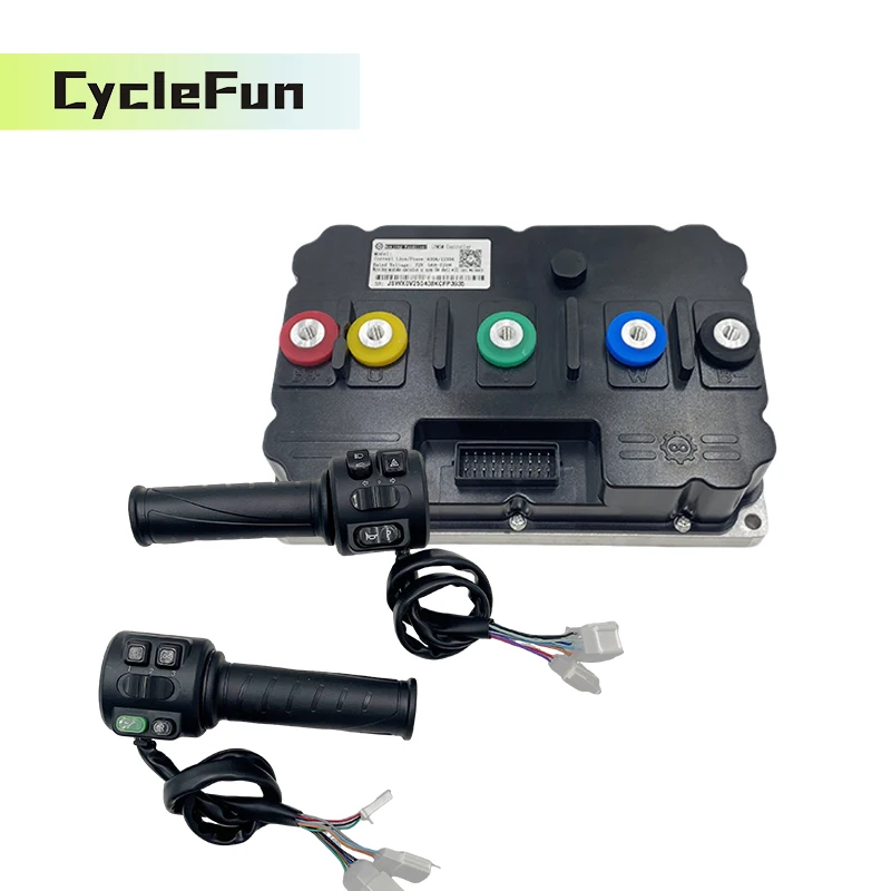 

ND721800 FarDriver 800A BLDC 10-15KW with T08 Throttle With Regen Braking Electric Motorcycle Controller For Program