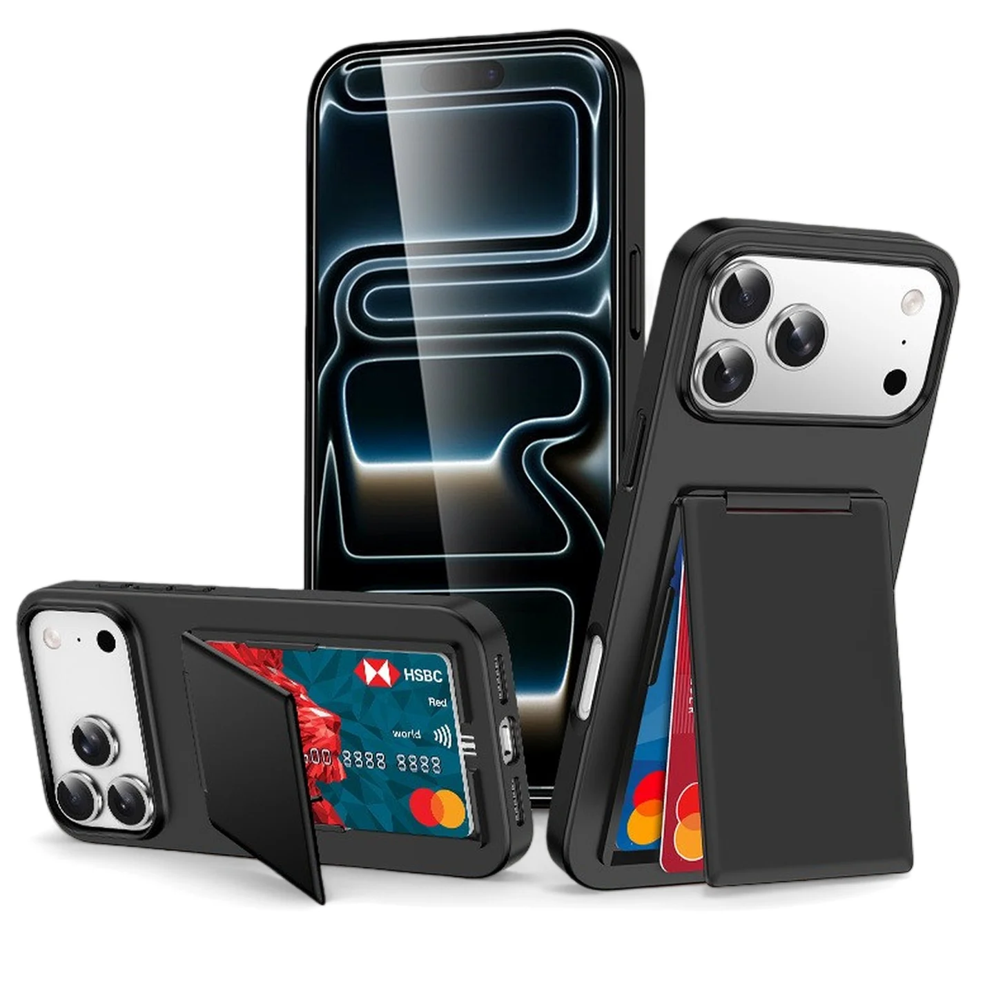 

Чехол-сумка для телефона Iphone 17 Pro Max Air 16 15 14 Plus 13 Pro Iphone 16 Iphone 17, функциональный кошелек, слот для карт, держатель Funda