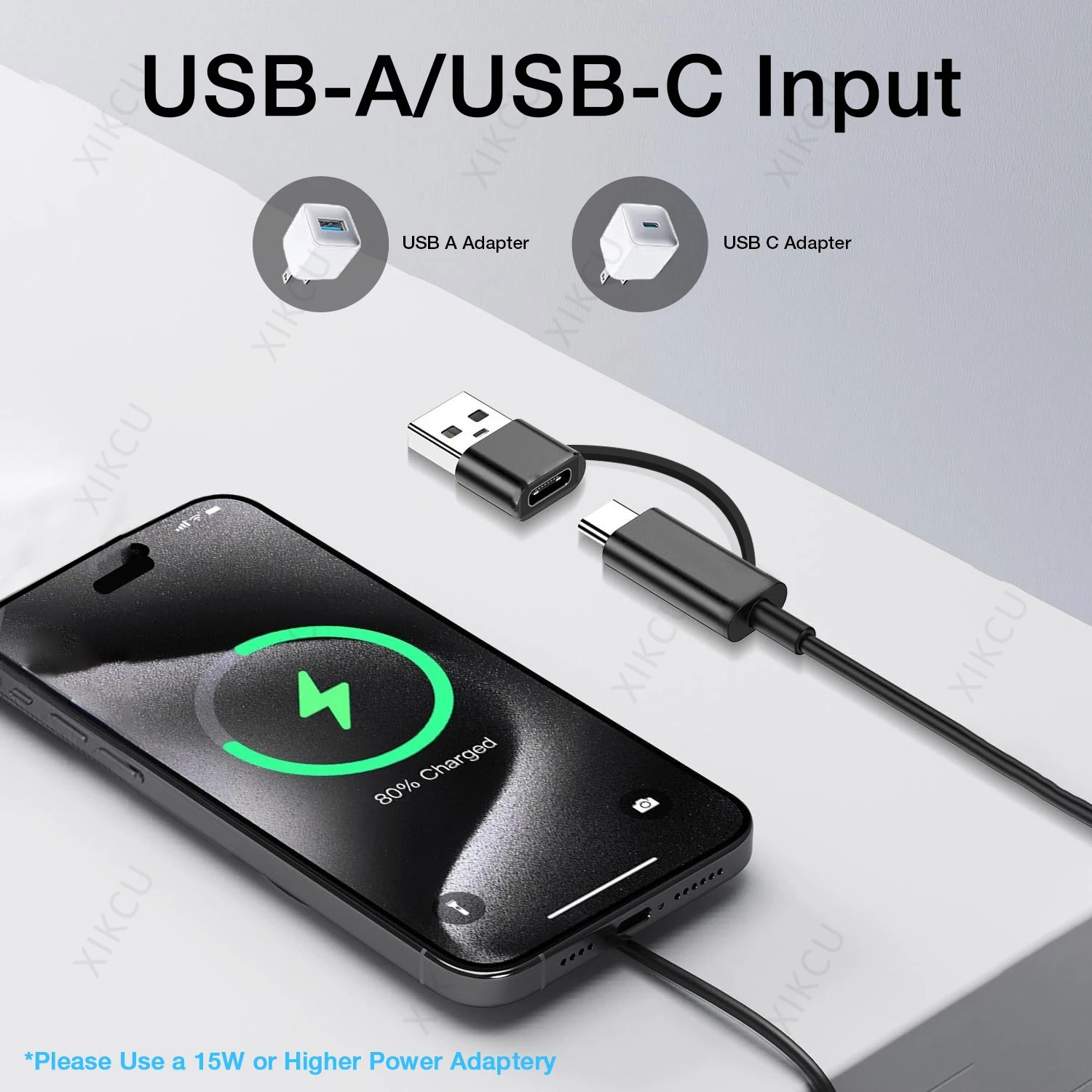Magnetic Wireless Charger Pad For iPhone 18 17 16 15 14 13 12 Pro Max Apple AirPods Fast Charging Station Cargador inalámbrico view 2