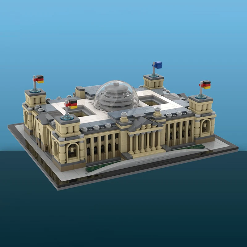 Street View Model Moc Bouwstenen Huizen van Parlement Model Technologie Baksteen DIY Assemblage Constructie Speelgoed Geschenken