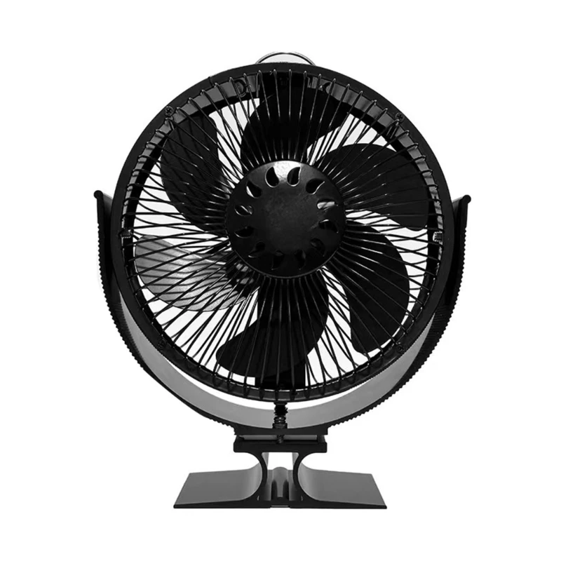 

Heat Powered Stove Fan Heat Circulation Fan for Wood Stove No Batteries Required