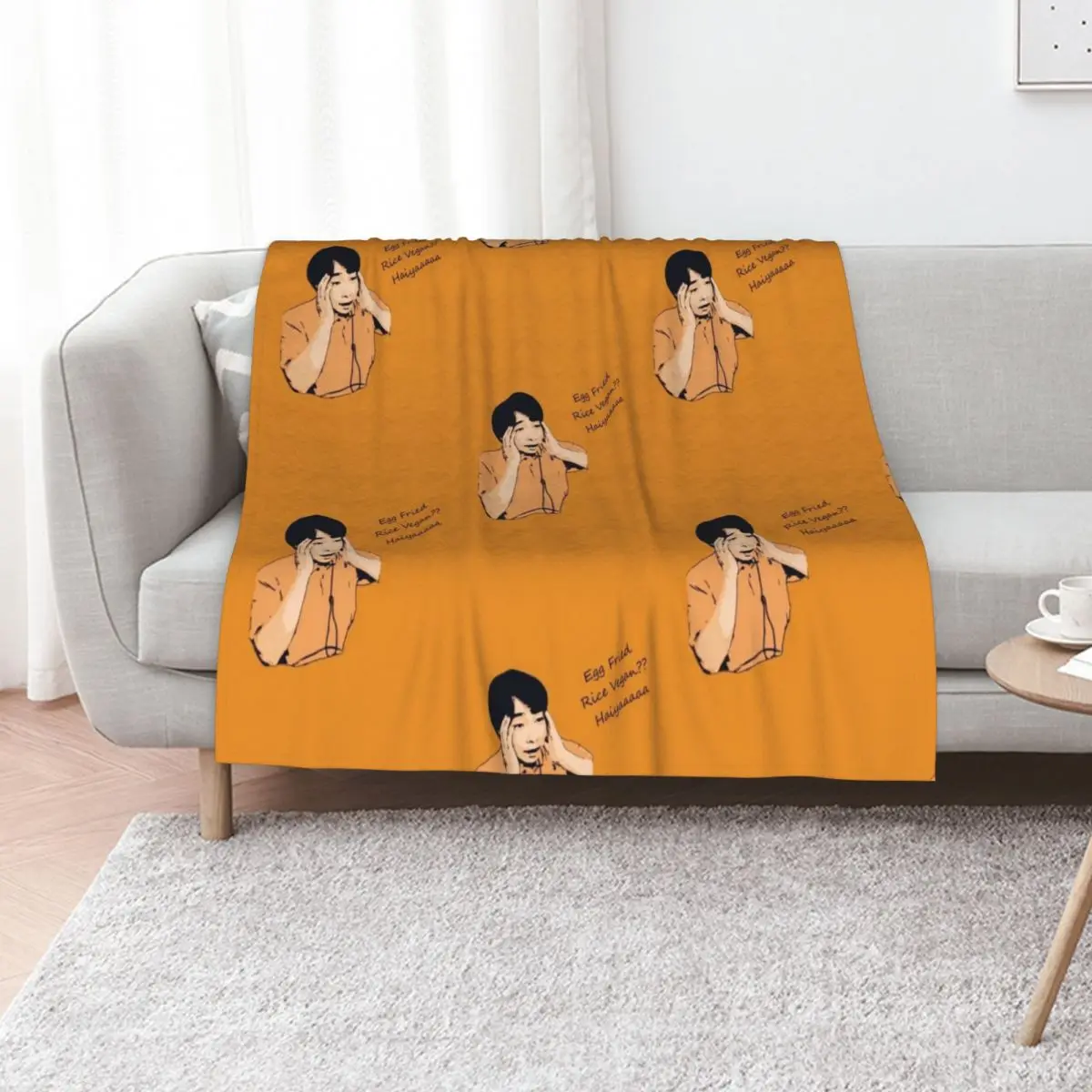 Uncle Roger Haiyaaa Throw Blanket Beautifuls Cute Plaid Baby Personalized Gift valentine gift ideas Furrys Blankets