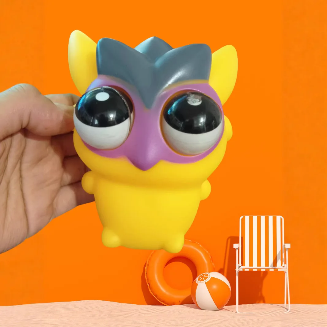 Pop Eye Stress Relief Slow Rebound Squishy Toy Pidan Two Dollar Knife Gaike Co-branded Doll for Kids Adults