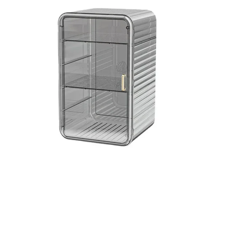 Desktop Storage Box Plastic Transparent Acrylic Cosmetics Rack Skin Care Product Storage Box Cup Holder Dust-proof Finishing